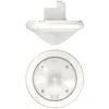 Image de Theben 2080530 theRonda S360 Slave UP WH I Détecteur de présence Passif à Infrarouge I Zone de détection Ronde 360°, Ø 8 m, (50 m²) I Version Esclave pour détecteur de présence theRonda-Master I PIR