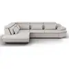 Image de Canapé d'angle convertible 4 places INFINITY coloris gris
