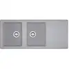 Image de Evier 2 bacs, 1 égouttoir MALTA PLATINIUM