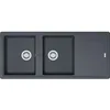 Image de Franke - Évier de cuisine - Evier TITAN FRADURA TTD621 Graphite (sous meuble 80cm) 1160x500x190mm