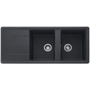 Image de Evier 2 bacs + 1 égouttoir graphite TITAN