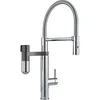 Image de FRANKE 120.0621.230, Robinet d'évier de cuisine Vital Semi-Pro, Chrome/bronze métallique