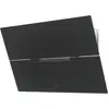 Image de Hotte décorative murale inclinée ROBLIN MOLIERE 800 VERRE NOIR MAT