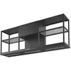 Image de Hotte décorative murale ROBLIN PARTITION 600 NOIR MAT