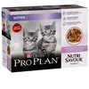Image de Aliment pour chat junior Pro Plan KITTEN en sauce à la dinde 10 x 85g