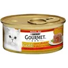 Image de Gourmet Gold Coeur Souple Nourriture Humide pour Chats avec Boeuf, 85 GR