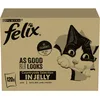 Image de Purina Felix Fantastic Nourriture Humide pour Chat Adulte Lot de 120 sachets de 85 g