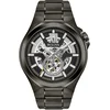Image de Bulova Montre Automatique analogique pour Homme avec Bracelet en Acier Inoxydable 98A179, Noir, Moderne, Noir, Moderne