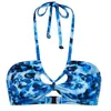 Image de Triumph Haut de bikini bandeau Red Label Midnight Swim pour femme, 1 haut de bikini bustier bleu, 36 / B