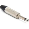 Image de Neutrik NP2X Connecteur jack bipolaire avec corps et connecteur nickel 6,35 mm