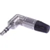 Image de NTP3RC - Fiches Jack Stereo Metal Coudee 3,5 Mm