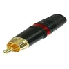 Image de Rean NYS373 Phono Plug avec contacts plaqués or et anneau Rouge