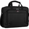 Image de WENGER Prospectus Mallette pour Ordinateur Portable 16 Pouces et Tablette Tactile 10 Pouces, Porte-Documents, Système d’Organisation, 15 l, Femmes Hommes, Bureau Voyages d’Affaires Uni, Noir, 600649