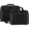 Image de WENGER Potomac Ensemble de 2 Bagages pour Ordinateur Portable 17 Pouces, Sacoche Amovible pour Ordinateur Portable 15 Pouces, 23 l, Femmes Hommes, Bureau Affaires Voyages, Noir, 600661