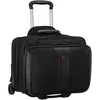 Image de WENGER Patriot Ensemble de 2 Bagages pour Ordinateur Portable 17 Pouces, Sacoche Amovible pour Ordinateur Portable 15,6 Pouces, 25 l, Femmes Hommes, Bureau Affaires Voyages, Noir, 600662