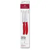 Image de Couteau à tomates VICTORINOX tomates - table 11cm rouge x2