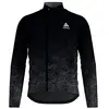 Image de Odlo Veste intermédiaire zippée ZEROWEIGHT Ceramic Warm pour homme L Noir - AOP FW19