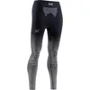 Image de X-BIONIC Invent FX Pantalons pour Femme - Thermorégulation & Performance - 3D Bionic Sphere System - Retina Ultra-High-Definition - Parfait pour Les Sports d'hiver - Noir X/Gris/Gris Clair, XL