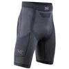 Image de X-BIONIC Xceed Collant Court de Course pour Femme - avec HygroDiffuser et VectorSphere - Thermorégulation et évacuation de la Transpiration pour Un Confort Optimal - X Noir/Gris rhinocéros, XL