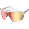 Image de SCOTT Unisex Sonnenbrille Sport Shield, Weiß Matt - Rot Chrome, 281188