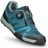 Image de Scott Sport Crus-r Flat Boa Femmes VTT Trekking Vélo Chaussures Bleu pétrole 2025 : Taille : 42