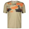Image de Scott Trail Vertic DH Maillot de cyclisme court Beige/rouge 2025 Taille M (46/48)