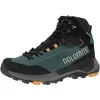 Image de Dolomite Vernale Leather High GTX Chaussures de randonnée imperméables et stables pour homme avec dessus en cuir nubuck | Chaussures de trekking | Bottes de randonnée, Vert foncé (orange électrique),