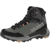Image de Dolomite Vernale Leather High GTX Ws Chaussures de randonnée imperméables et stables pour femme avec dessus en cuir nubuck et semelle extérieure adhérente | Chaussures de trekking, Silver Green Sand