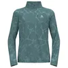 Image de Odlo Zeroweight Print Veste Running Hommes Bleu Gris - Arctic L