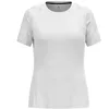 Image de Odlo Essential Print Crew Neck Maillot de Course Femmes Blanc - White S