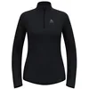 Image de Odlo Zeroweight Warm Mid Layer 1/2 Zip Maillot de Course Femmes Noir - Black XL