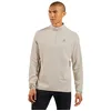 Image de Odlo Hommes Zeroweight Warm Mid Layer 1/2 Zip Vêtements De Course Maillot De Course Silver Cloud - Argent M
