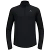 Image de Odlo Zeroweight Warm Mid Layer 1/2 Zip Maillot de Course Hommes Noir - Black XL