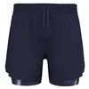 Image de Odlo Zeroweight Print 5In 2In1 Short de Running Hommes Bleu foncé - Eclipse XXL