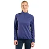 Image de Odlo Zeroweight Warm Mid Layer 1/2 Zip Maillot de Course Femmes Bleu - Skipper Blue XL