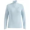 Image de Odlo Essential 1/2 Zip Maillot de Course Femmes Bleu Clair - Baby Blue S