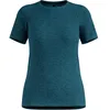 Image de Odlo Femme Essential Seamless T-Shirt, Reflecting Pond Melange, S