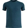 Image de Odlo Essential Seamless Maillot de Course Hommes Bleu Petrol - Reflecting Pond Melange M