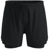 Image de ODLO Short de running Zeroweight 5 pouces 2-en-1 pour homme noir | XL