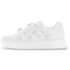 Image de Guess pour femme. FLFDUEELE12 Baskets Duena blanches (39), Plat, 1 à 3 cm, Lacets, Casuel