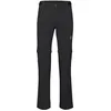 Image de Mammut Runbold IV Zip Off Pants Men - Pantalon de Randonnée Stretch Homme | Convertible en Short et Léger | Taille 52 Long, Noir