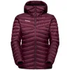 Image de Mammut Albula in Hooded Jacket Women Doudoune, Vin/Noir, S Femmes