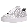 Image de Guess Femme Giaa5 Plat Oxford, Blanc, 36 EU