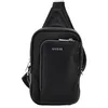 Image de Borsa Guess tracolla uomo riviera saffiano vertical zip black UB24GU06 HMRIVIP3307 Media