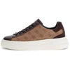 Image de Guess pour homme. FMPVIBFAL12 Trainer Elba logo 4g marron (44), Plat, Lacets, Casuel