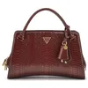 Image de GUESS sac à main sac à épaule bandoulière Annita Girlfriend Satchel Claret framboise