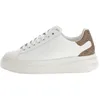 Image de GUESS Elbina - Sneakers Femme Blanches en Cuir Casual Basses