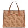 Image de GUESS Izzy 2 Compartment Tote Latte Logo