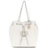 Image de GUESS Calebra Drawstring Tote Cream White