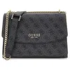 Image de GUESS Calista Convertible Xbody Flap Bag Coal Logo